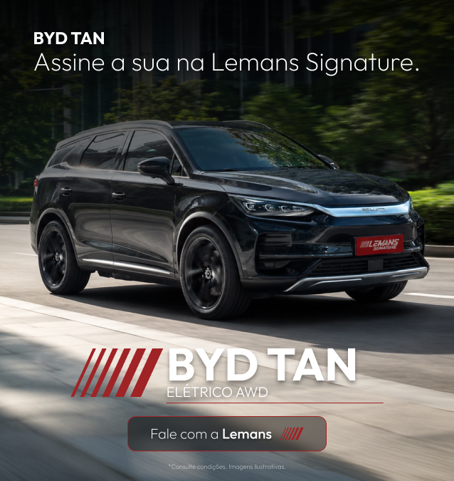 BYD Tan, locação premium Le Mans Signature