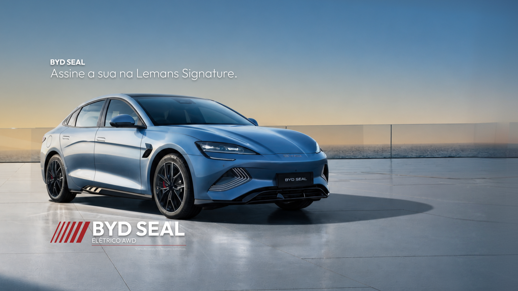 BYD Seal, locação premium Le Mans Signature