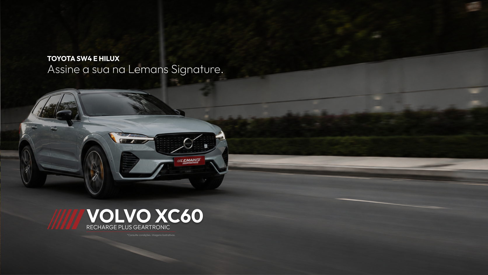 Volvo XC60, locação premium Le Mans Signature
