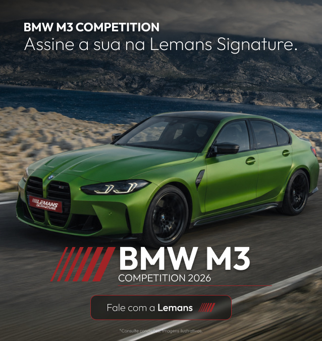 BMW M3 Competition, locação premium Le Mans Signature