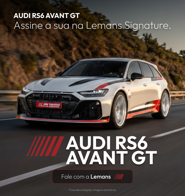 Audi RS6 Avant GT, locação premium Le Mans Signature